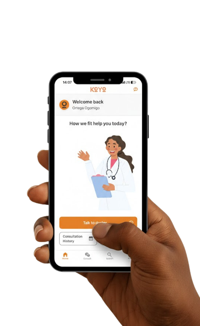 Koyo Navigate mobile healthcare app